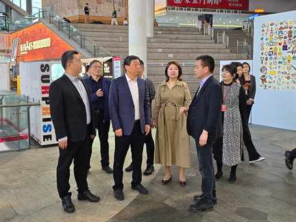 河北省政协一行莅临石家庄勒泰中心考察指导